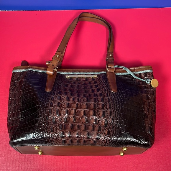 Brahmin Bags Brahmin Cocoa Belden Leather Medium Purse Bag Poshmark